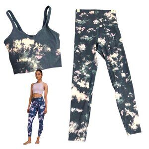 Lululemon Align Tie Dye Mineral Blue Matching Set Athleisure